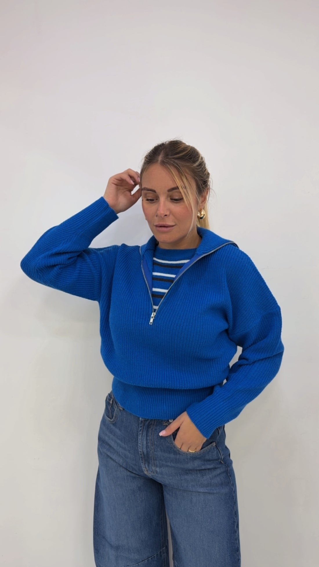 Maglia con zip haveone