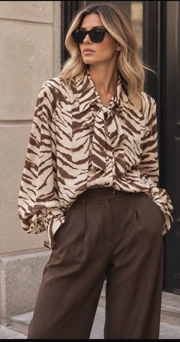Camicia zebrata motel