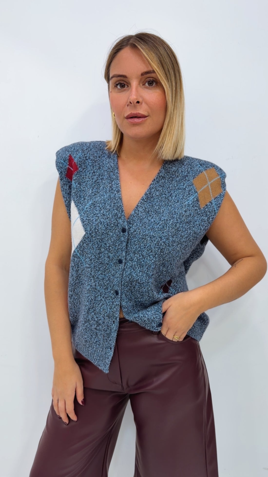 Gilet con spalline motel