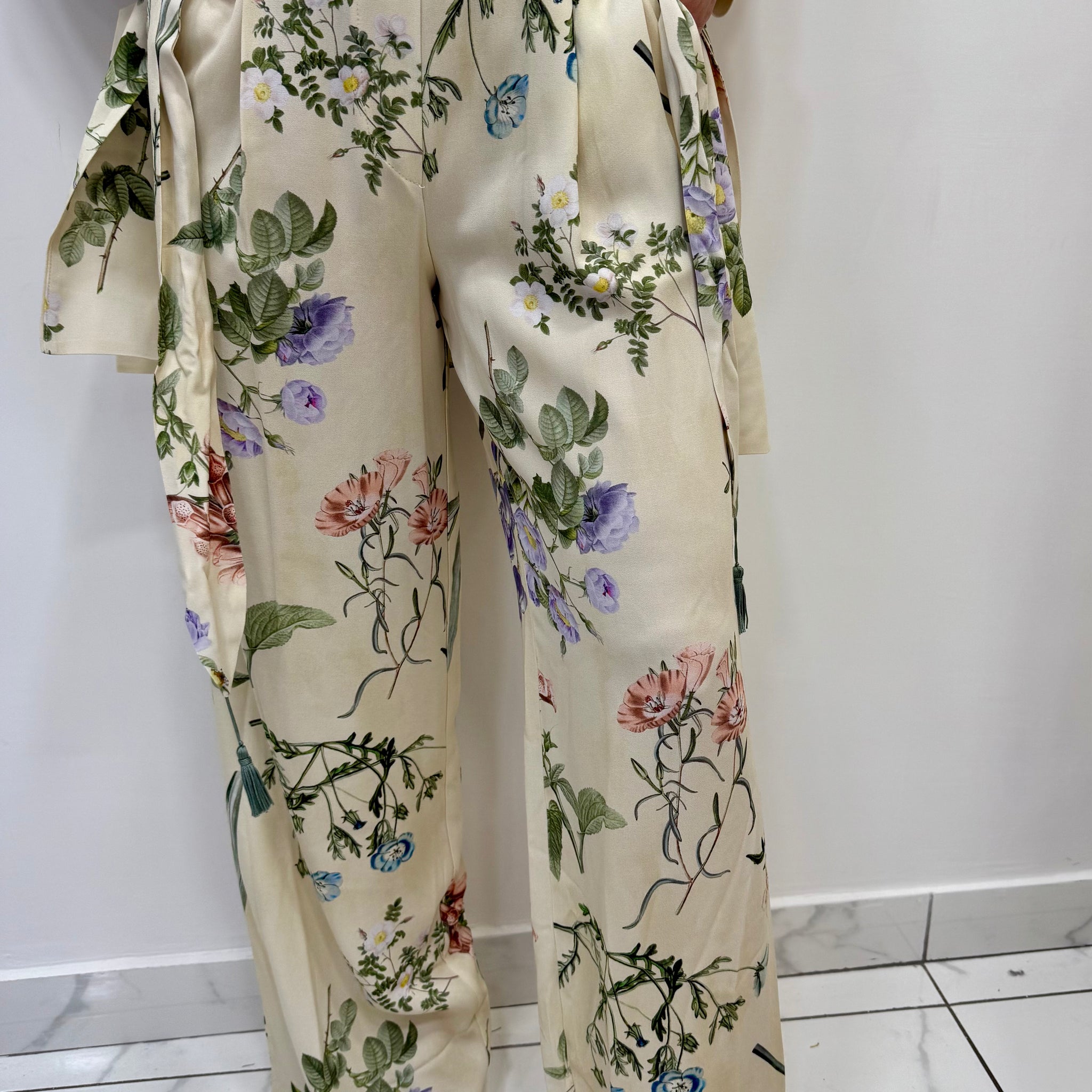 Pantalone Dixie stampa floreale