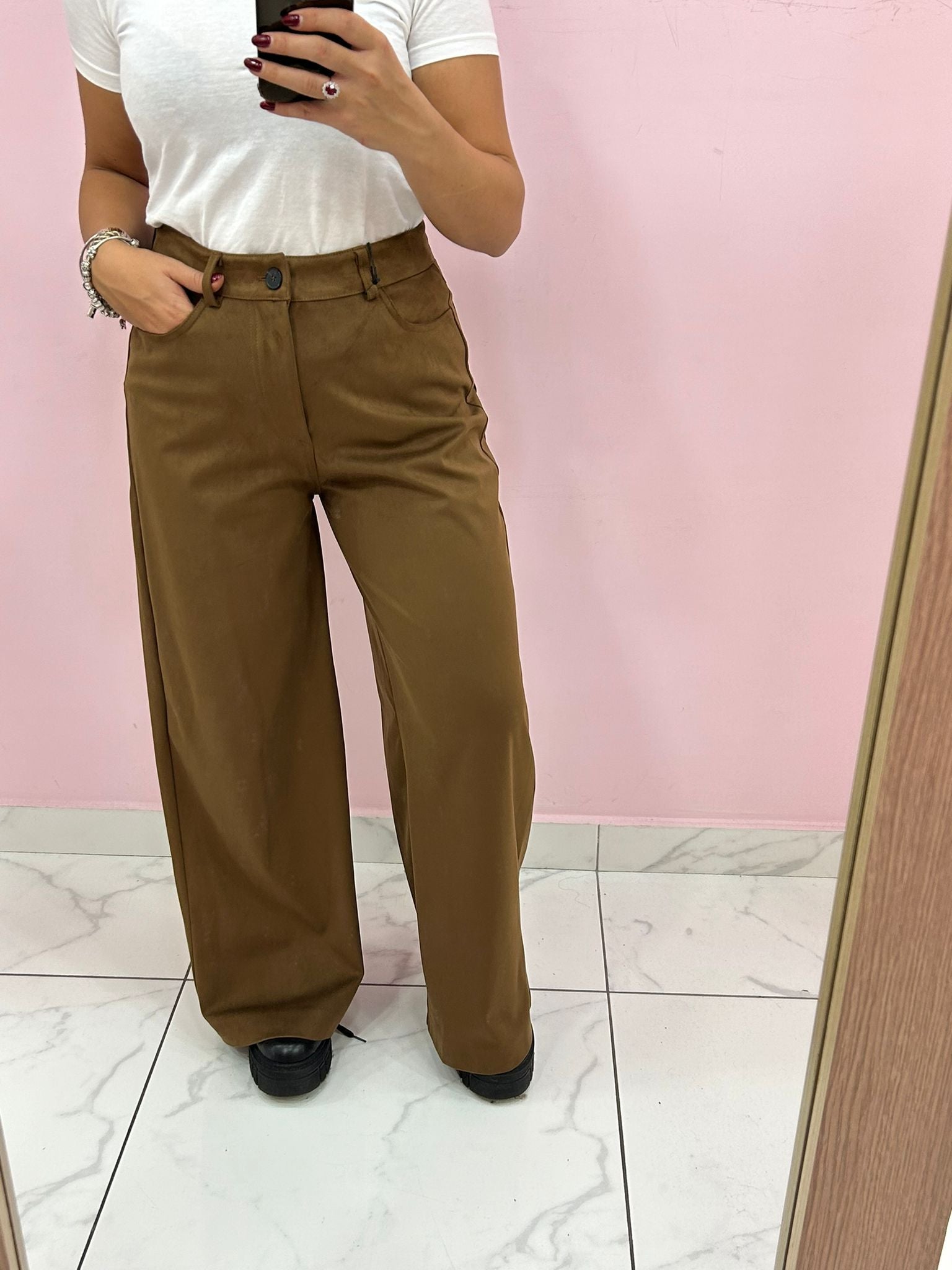 Pantalone camoscio 616