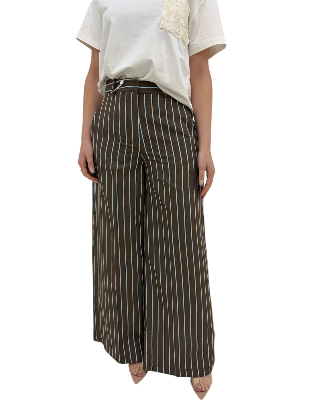 Pantalone a righe motel S26p675