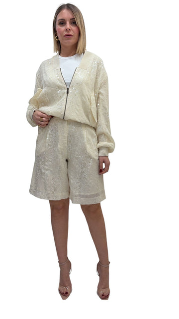 Bermuda paillettes philialoft