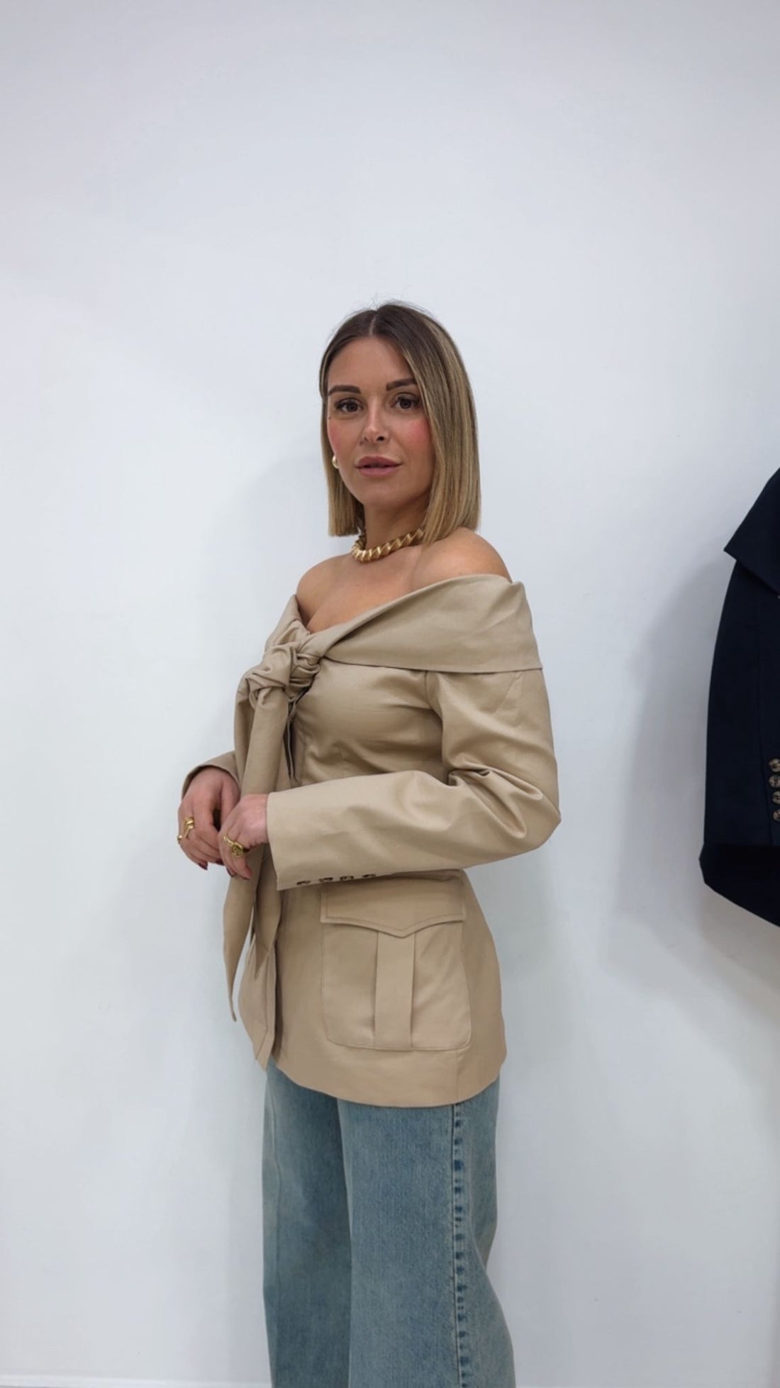 Giacca fiocco tensione in 38800