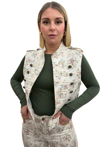 Gilet fiori tensione in 38965