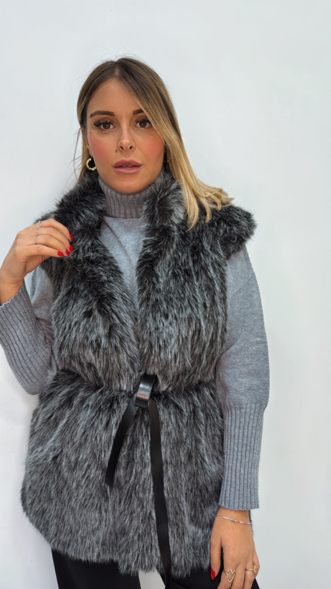 Gilet ecopelliccia Erica Bellucci