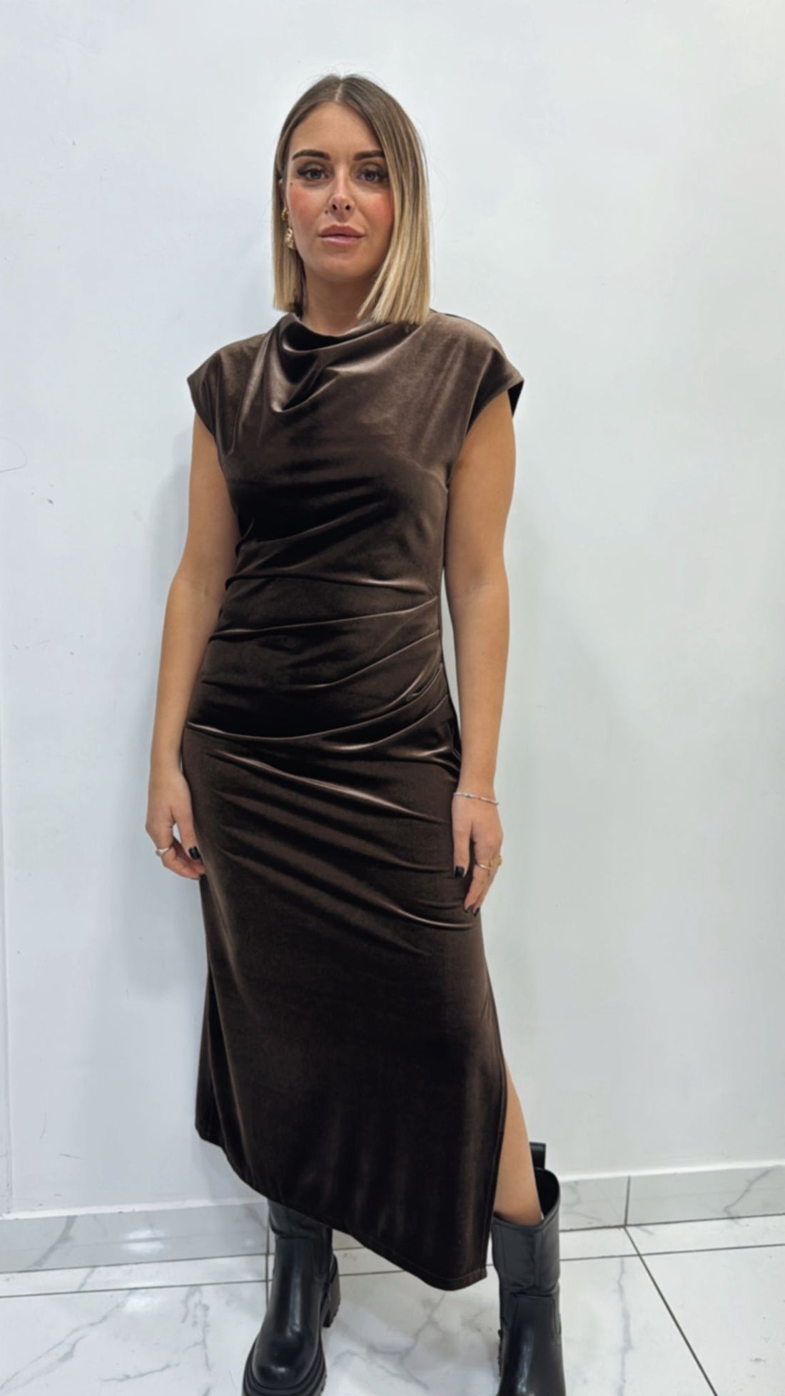 Abito velluto tensione in 25