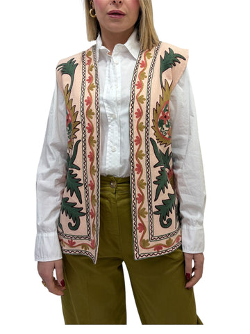 Gilet dixie fiori