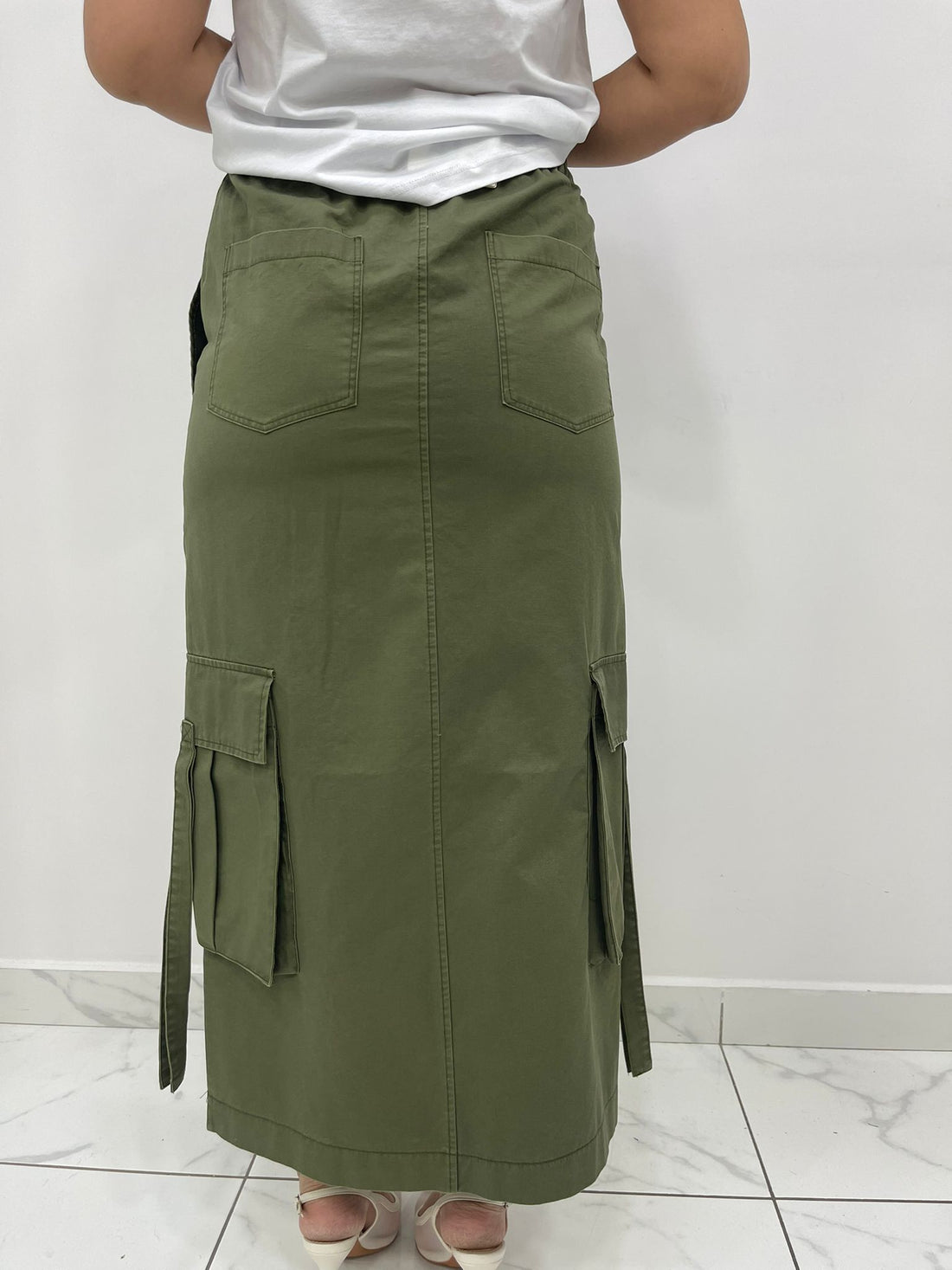 Gonna tensione in verde