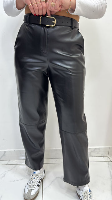 Pantalone ecopelle tensione in 76