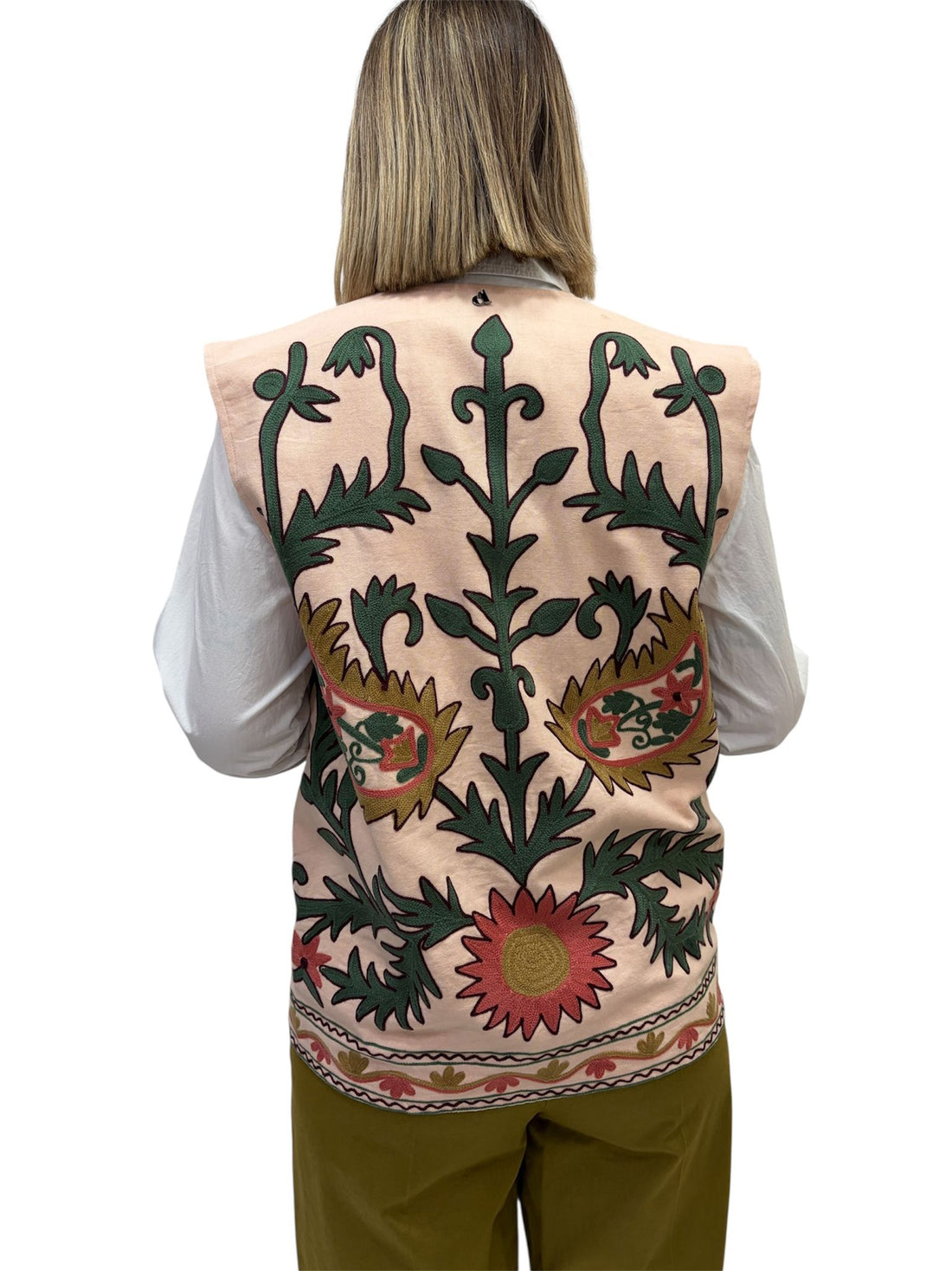 Gilet dixie fiori