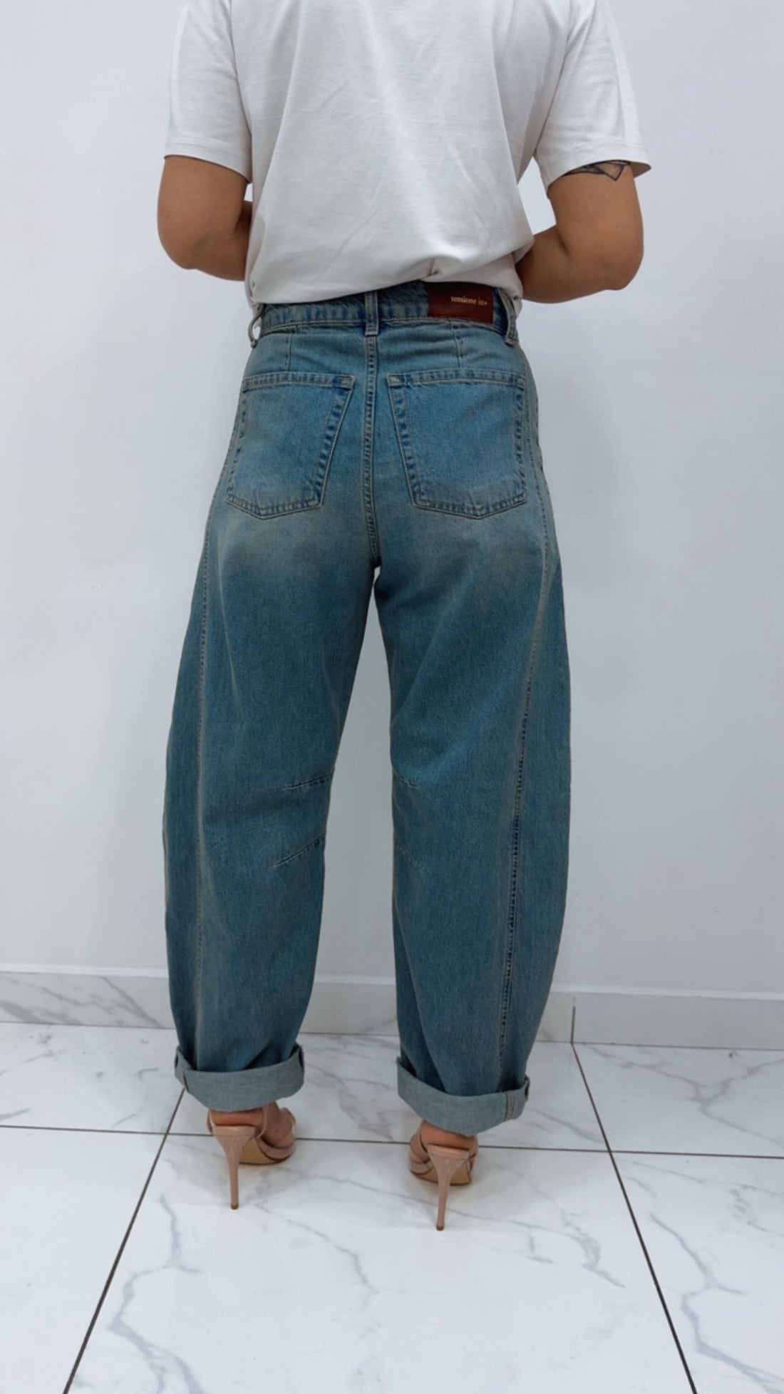 Jeans tensione in snt