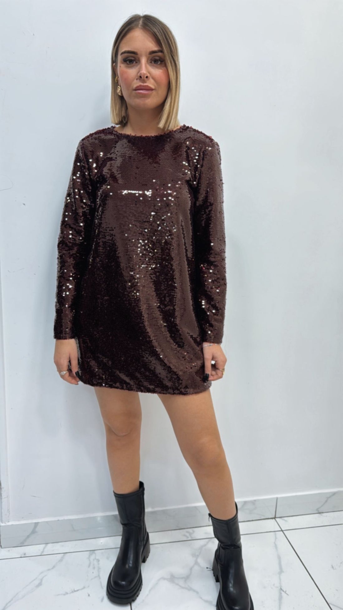 Abito paillettes tensione in 24